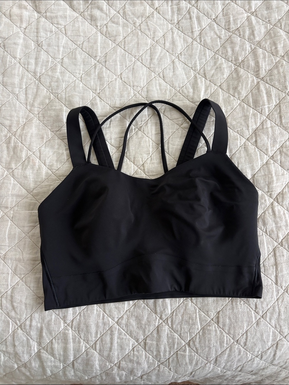 lululemon athletica Black Strappy Sports Bra